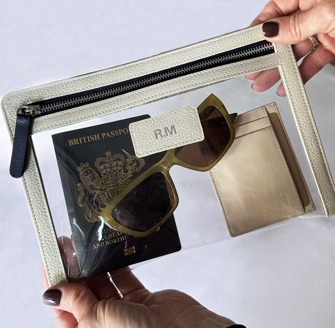 Clear Leather Wallet