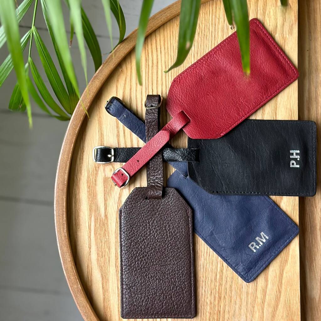 Leather Luggage Tag