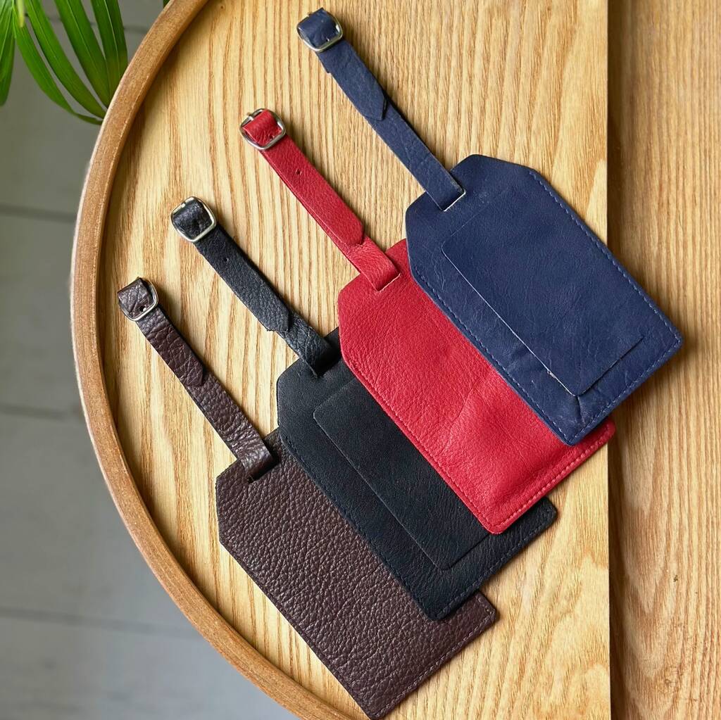 Leather Luggage Tag